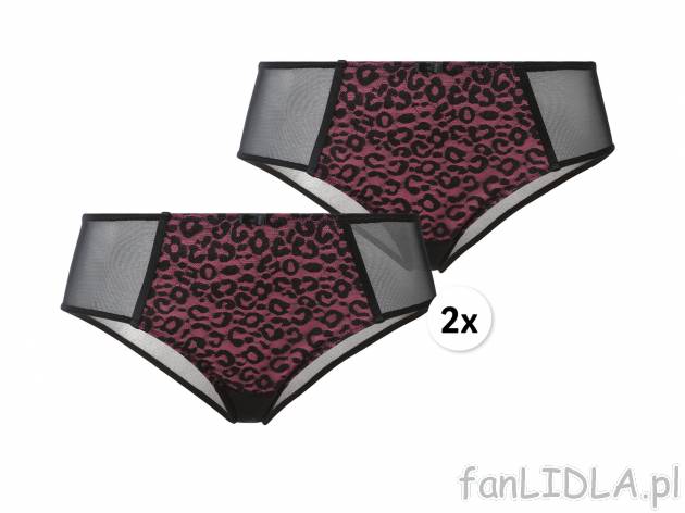 Majtki z koronką XXL, 2 pary* Esmara Lingerie, cena 11,99 PLN 
*Artykuł dostępny ...