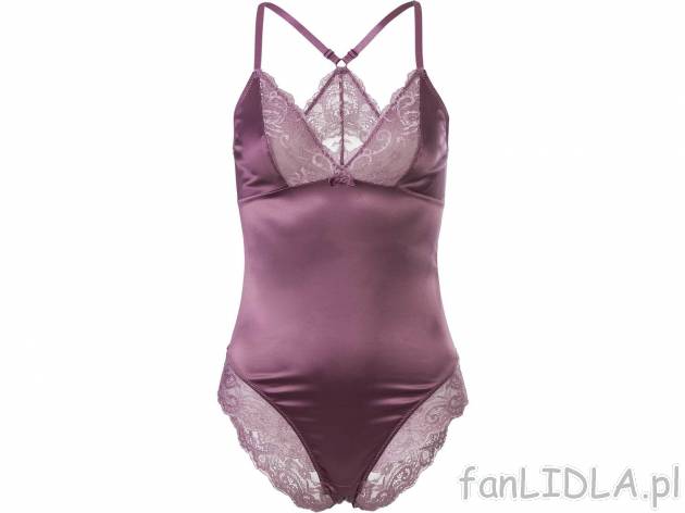 Body z koronką Esmara Lingerie, cena 29,99 PLN 
- rozmiary: S-L
- klin z zapięciem ...