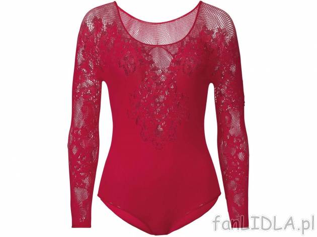 Body z koronką Esmara Lingerie, cena 29,99 PLN 
- rozmiary: S-L
- klin z zapięciem ...