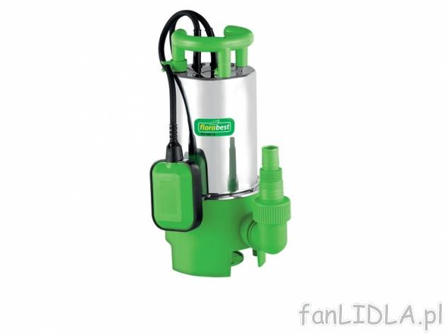 Pompa zanurzeniowa do pompowania brudnej wody 1100 W – HIT cenowy Florabest, cena ...