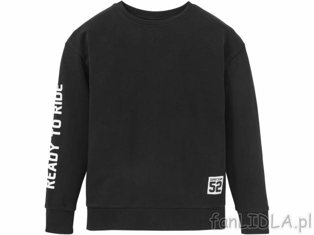 Bluza dresowa chłopięca Pepperts, cena 29,99 PLN 
- rozmiary: 122-164
- wysoka ...