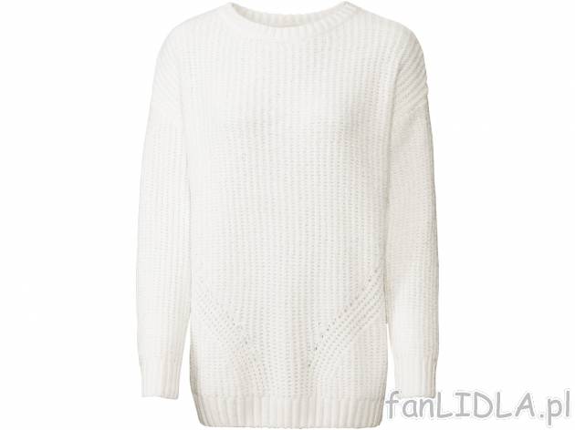 Sweter z szenili Esmara, cena 29,99 PLN 
- rozmiary: XS-L
- modny, gruby splot
- ...