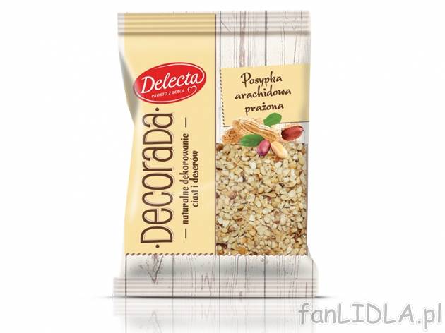 Delecta Decorada Posypka arachidowa prażona , cena 2,00 PLN za 100 g/1 opak. 
Oferta ...