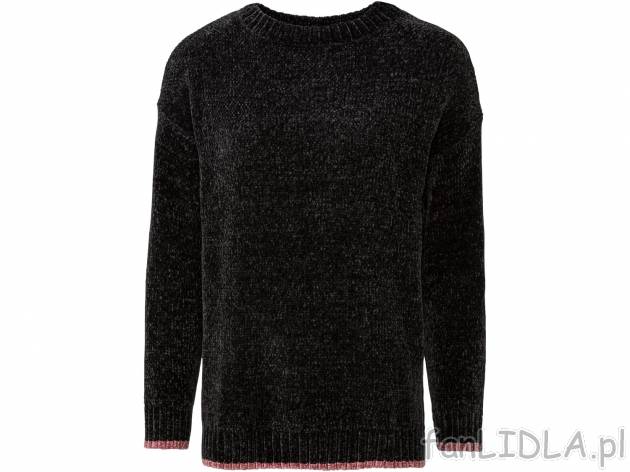 Sweter z szenili Esmara, cena 29,99 PLN 
- rozmiary: XS-L
- modny, gruby splot
- ...