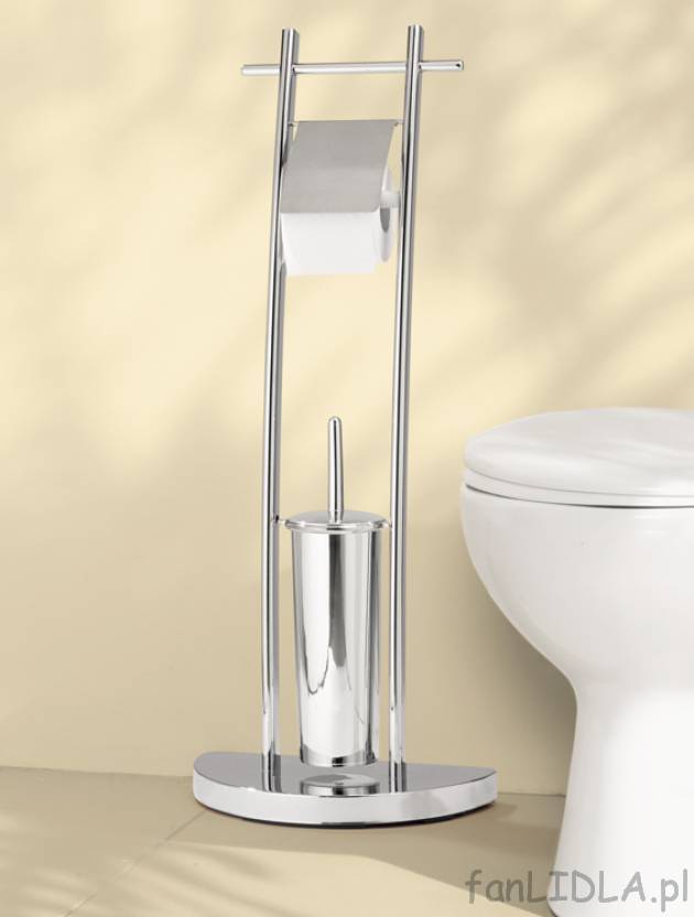 Stojak na papier toaletowy MioMare, cena 49, 99 PLN, solidny, metalowy stojak z ...