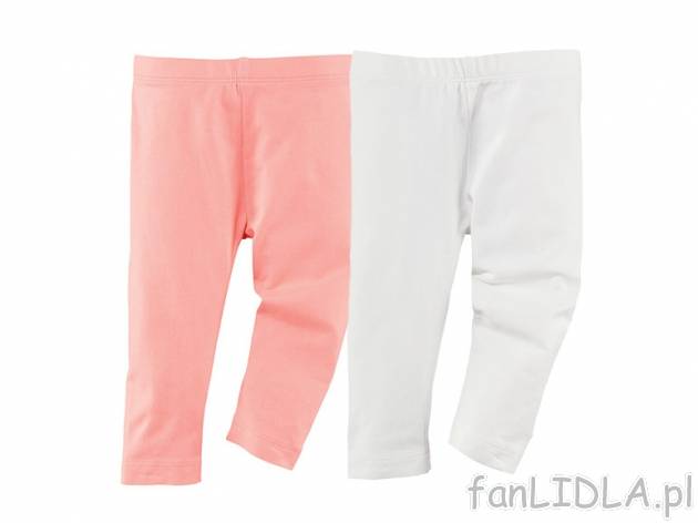 Spodnie lub legginsy, 2 pary Lupilu, cena 24,99 PLN za 2 pary, 1 para = 12,50 (cena ...