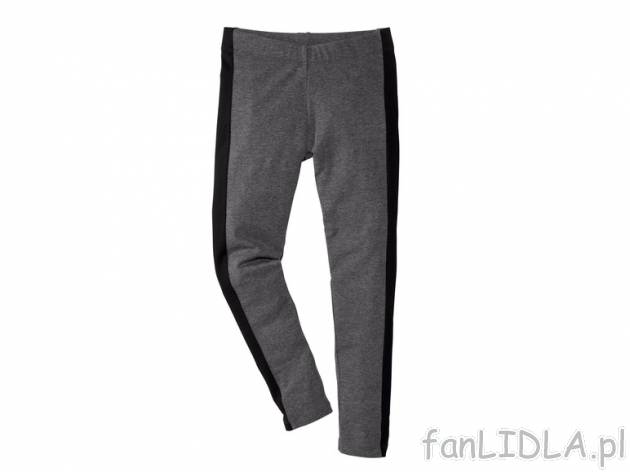 Legginsy dziewczęce Lupilu, cena 14,99 PLN za 1 para 
- 3 wzory 
- rozmiary: 122-152 ...