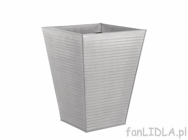Metalowa donica na rośliny Florabest, cena 39,99 PLN za 1 szt. 
- 3 wzory 
- 31 ...