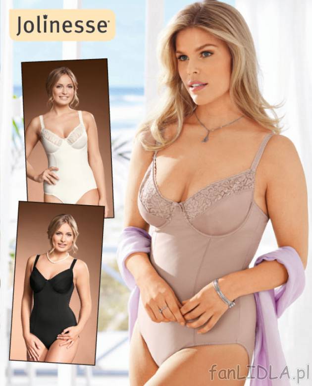 Body modelujące cena 24,99PLN
- z delikatną, haftowaną wstawką na miseczkach ...