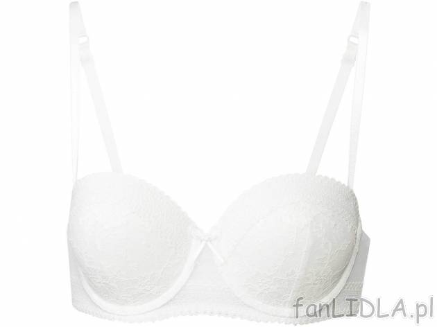 Biustonosz z koronką Esmara Lingerie, cena 23,99 PLN 
- rozmiary: 75B, 80B, 80C, ...