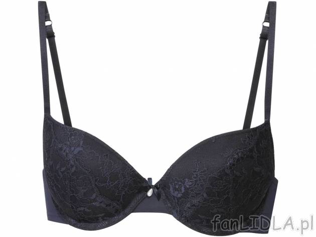 Biustonosz z koronką Esmara Lingerie, cena 23,99 PLN 
- rozmiary: 75B, 80B, 80C, ...