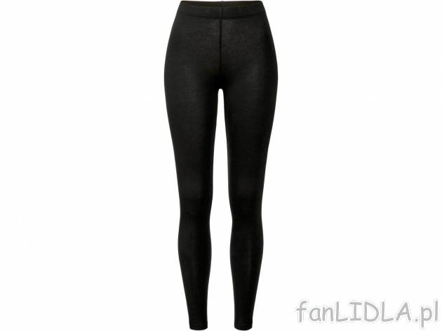 Legginsy damskie z bawełną Esmara, cena 17,99 PLN 
2 kolory 
- rozmiary: XS-L
- ...