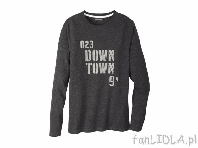 Koszulka z długim rękawem Livergy, cena 24,99 PLN za 1 szt. 
- rozmiary: S-XL ...