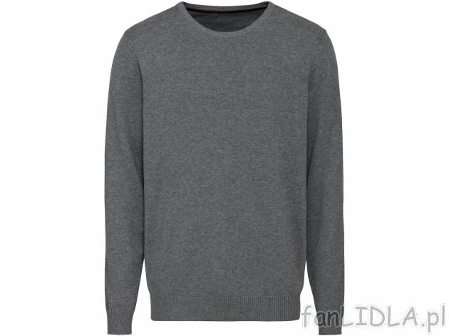 Sweter męski Livergy, cena 34,99 PLN 
- 100% bawełny
- rozmiary: M-XL
- dzianina ...