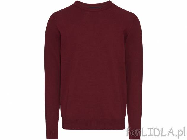 Sweter męski Livergy, cena 34,99 PLN 
- 100% bawełny
- rozmiary: M-XL
Dostępne ...