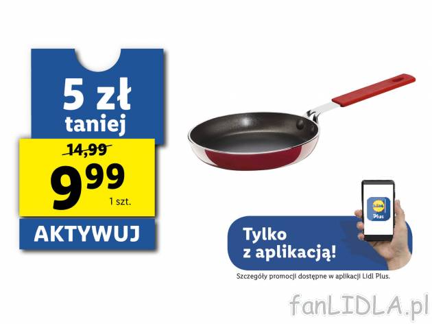 Minipatelnia Ø 14 cm Ernesto, cena 14,99 PLN 
- grubość dna: 2,4 mm
- równomierne ...
