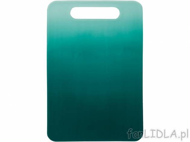 Deska do krojenia Ernesto, cena 19,99 PLN 
4 kolory 
- ok. 37,5 x 25,4 cm
- przystosowane ...