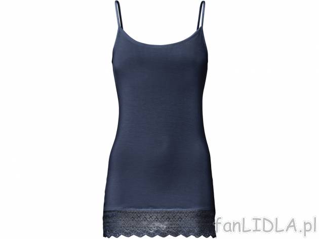 Koszulka na ramiączkach Esmara Lingerie, cena 17,99 PLN 
- 95% modalu (TENCEL™), ...