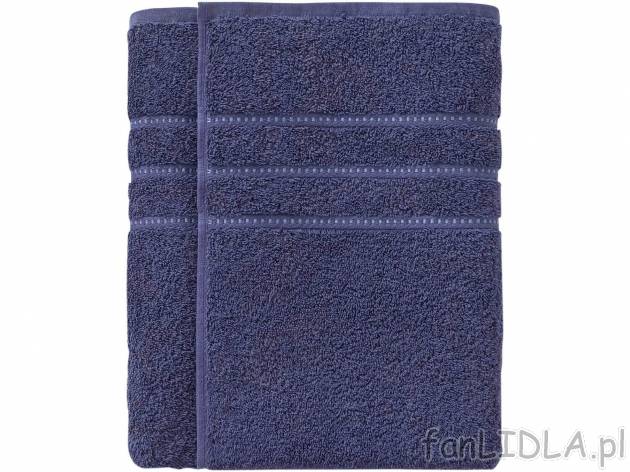 Ręcznik frotté 70 x 140 cm Miomare, cena 19,99 PLN 
- ozdobna bordiura
- 500 g/m2
- ...