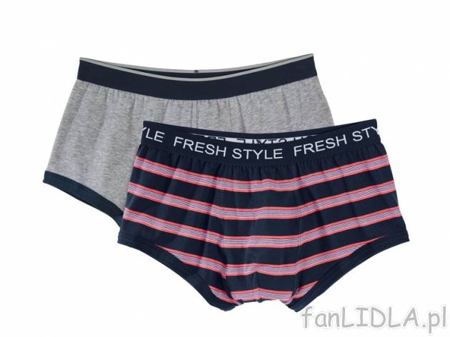 Bokserki, 2 pary Livergy, cena 22,99 PLN za 2 pary 
- rozmiary: S-XL 
- 3 zestawy ...