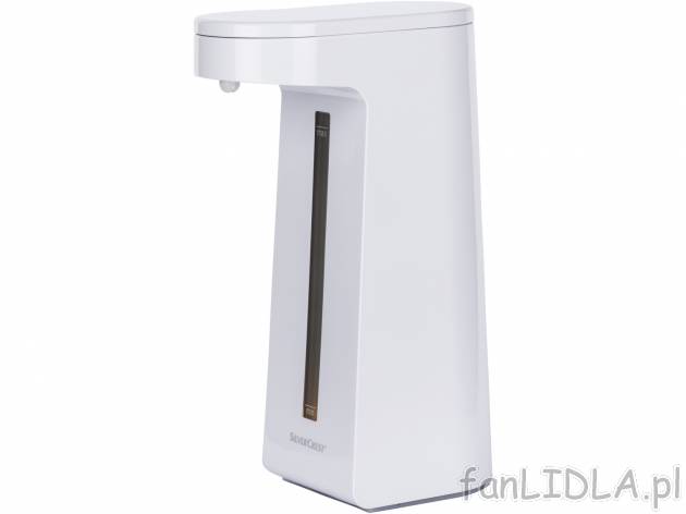 Dozownik mydła z czujnikiem Silvercrest, cena 54,90 PLN 
- w zestawie: baterie ...