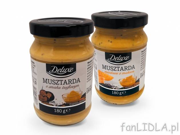 Musztarda , cena 3,00 PLN za 180 g/1 opak., 100 g=1,94 PLN. 
Oferta ważna od 20.03 ...