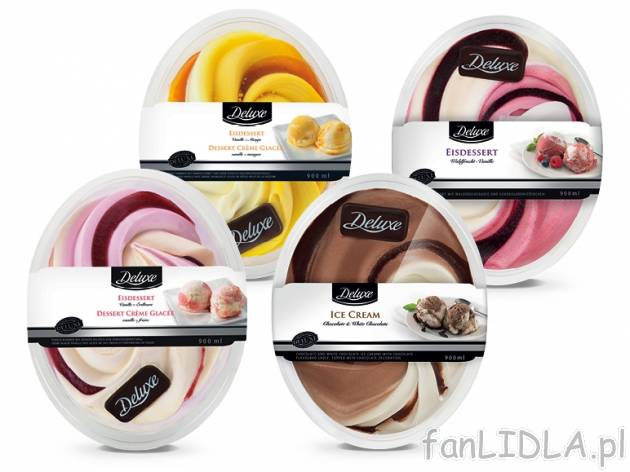 Lody premium , cena 9,00 PLN za 900 ml/1 opak., 1 l=11,10 PLN. 
Oferta ważna od ...