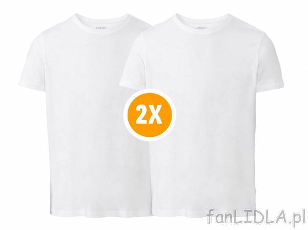 T-shirty męskie, 2 szt.* Livergy, cena 9,99 PLN 
* Artykuł dostępny wyłącznie ...