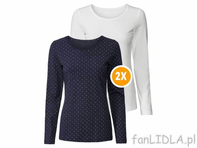 Bluzki z długim rękawem, 2 szt.* Oeko Tex, cena 14,99 PLN 
* Artykuł dostępny ...