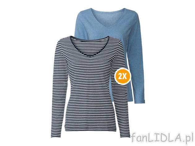 Bluzki z długim rękawem, 2 szt.* Oeko Tex, cena 14,99 PLN 
* Artykuł dostępny ...