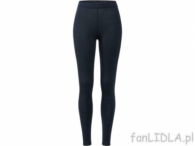 Legginsy damskie Oeko Tex, cena 19,99 PLN 
3 kolory 
- rozmiary: XS-L*
*nie wszystkie ...