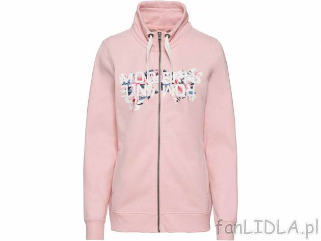 Bluza dresowa damska Esmara, cena 39,99 PLN 
- komfort noszenia i swoboda ruchów
- ...