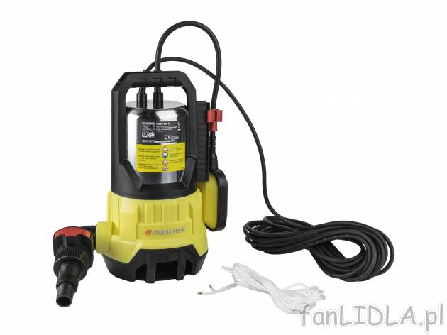 Pompa zanurzeniowa do czystej i brudnej wody 1100 W Parkside, cena 199,00 PLN 
- ...