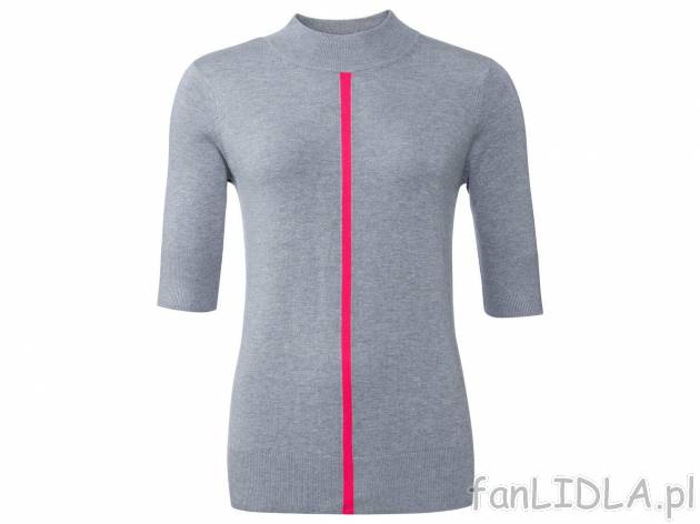 Sweter z półgolfem Esmara, cena 17,00 PLN 
różne wzory 
- 83% wiskozy (LENZING™ ...