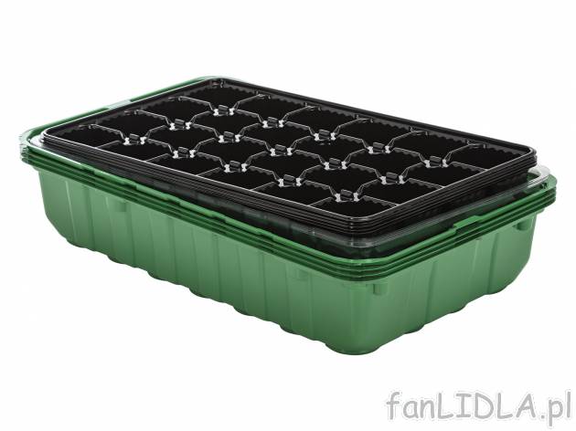 Zestaw skrzynek na sadzonki, 4 szt. Parkside, cena 24,99 PLN 
- ok. 36 x 12 x 22 ...