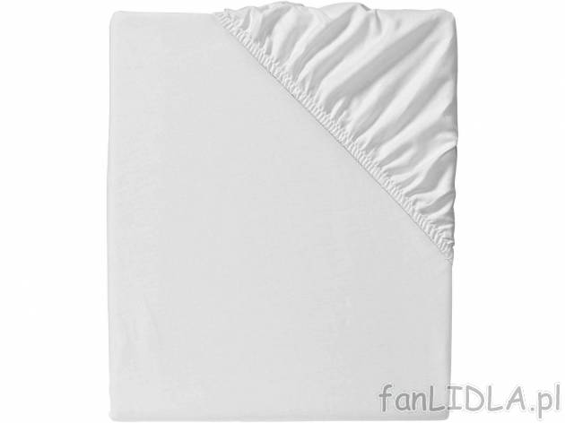 Prześcieradło z gumką Meradiso, cena 39,99 PLN 
140-160 X 200 CM 
- 100% bawełny
- ...