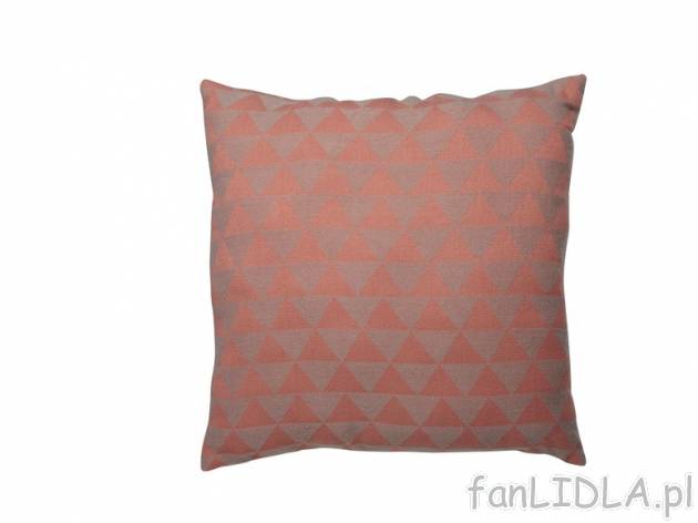 Dwustronna poduszka ozdobna 45 x 45 cm Meradiso, cena 19,99 PLN za 1 szt. 
- przód ...