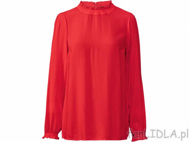 Bluzka damska z wiskozy Esmara, cena 29,99 PLN 
- 100% wiskozy (LENZING&trade; ...
