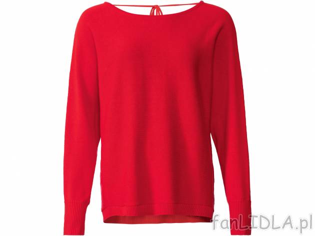 Sweter damski z bawełny Esmara, cena 34,99 PLN 
- 100% bawełny
- rozmiary: XS-L
- ...