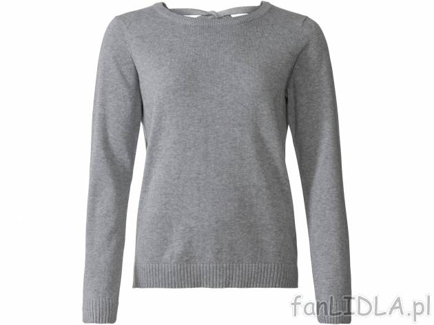 Sweter damski z bawełny Esmara, cena 34,99 PLN 
- 100% bawełny
- rozmiary: XS-L
- ...