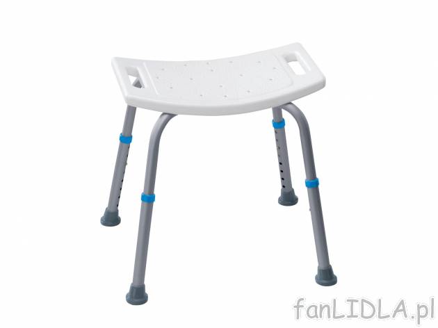 Stołek pod prysznic , cena 77,00 PLN za 1 szt. 
- stabilna podstawa aluminiowa ...