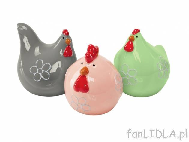 Zestaw ozdób ceramicznych Melinera, cena 17,99 PLN za 1 opak. 
- 10 rodzaj&oacute;w ...