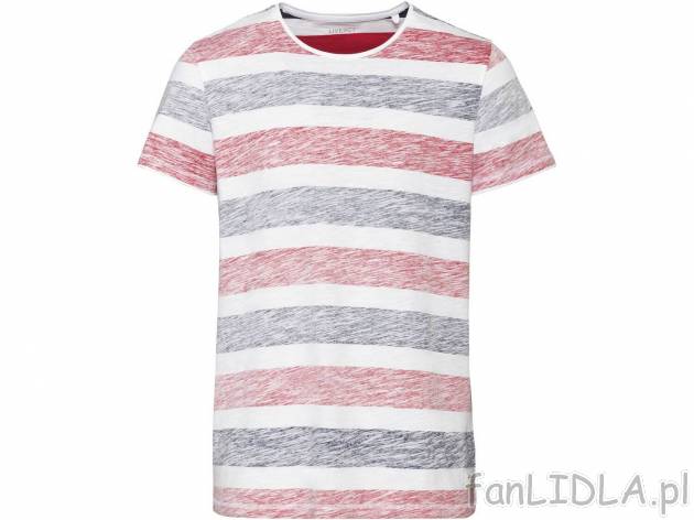T-shirt męski Livergy, cena 19,99 PLN 
- rozmiary: M-XL
- 100% bawełny
Dostępne ...