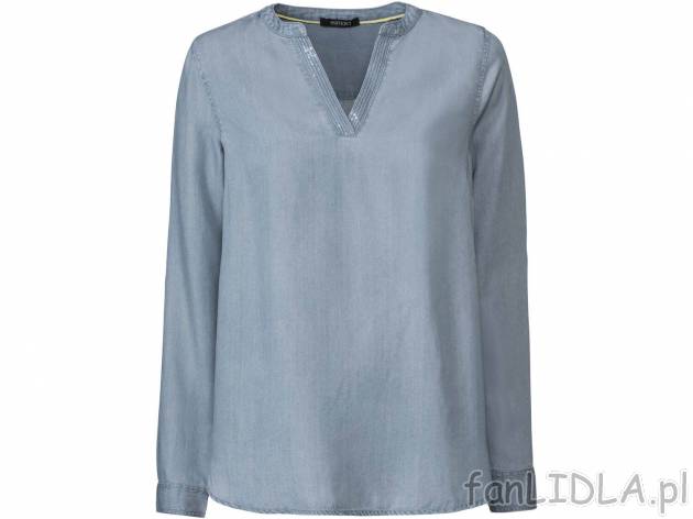 Bluzka damska z lyocellu Esmara, cena 29,99 PLN 
- 100% lyocellu (TENCEL&trade;)
- ...