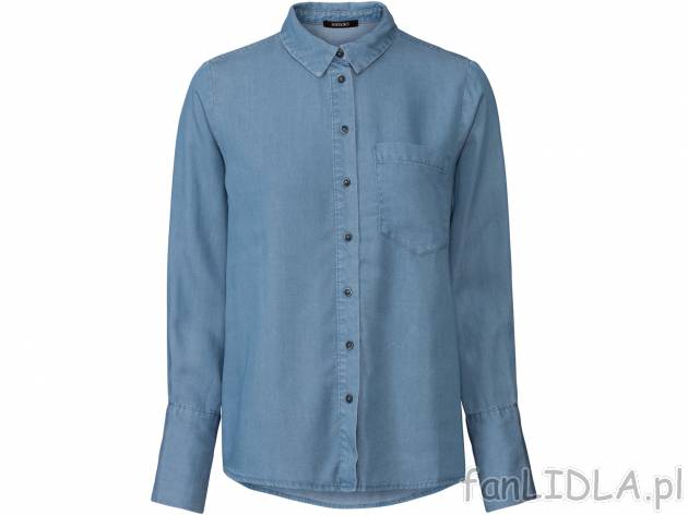 Bluzka damska z lyocellu Esmara, cena 34,99 PLN 
- 100% lyocellu (TENCEL&trade;)
- ...