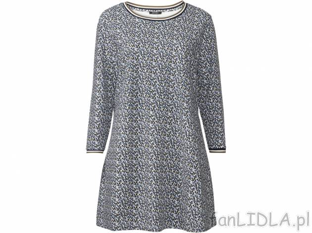 Sukienka damska z wiskozą XXL Esmara, cena 49,99 PLN 
- rozmiary: XL-3XL
- wysokiej ...
