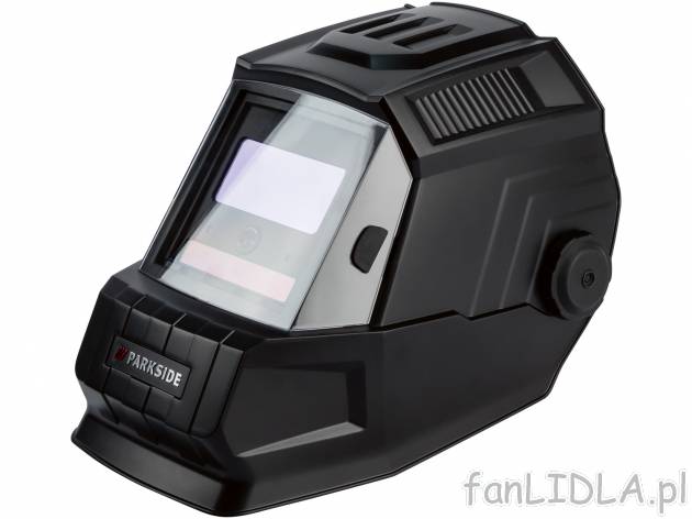 Kask spawalniczy z podświetleniem LED Parkside, cena 99,00 PLN 
- przystosowany ...