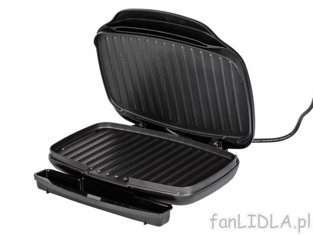 Grill kontaktowy 1000 W Silverscrest Kitchen Tools, cena 69,90 PLN 
- do grllowania, ...