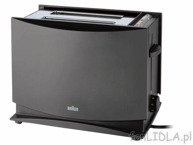 Toster Braun Multiquick 3, 950 W , cena 99,00 PLN 
- 7 poziomów brązowienia oraz ...