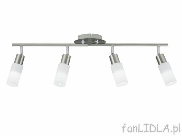 Lampa sufitowa LED Livarno, cena 69,90 PLN 
- żarówki w zestawie
- klosze z ...
